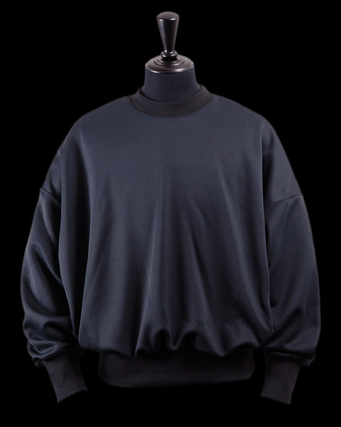 tkio double knit crewneck  [BLACK] [ONE size]