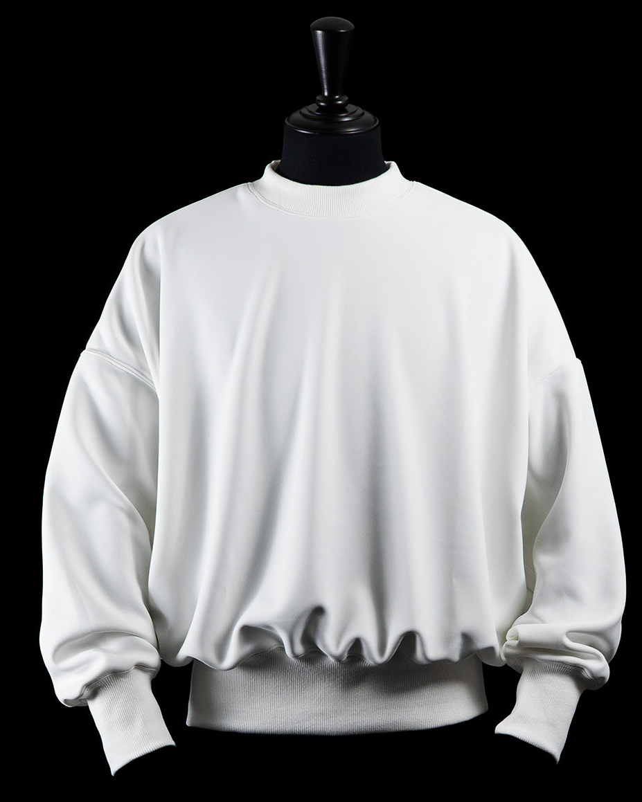tkio double knit crewneck[WHITE] [ONE size]