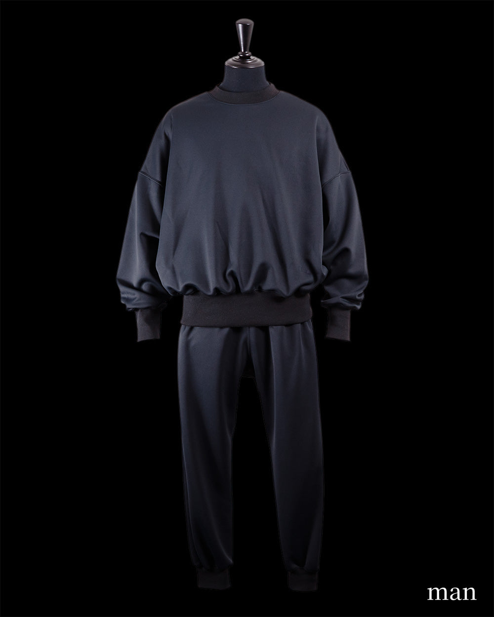 tkio double knit set [BLACK] [tops：ONE size][bottoms：S size]