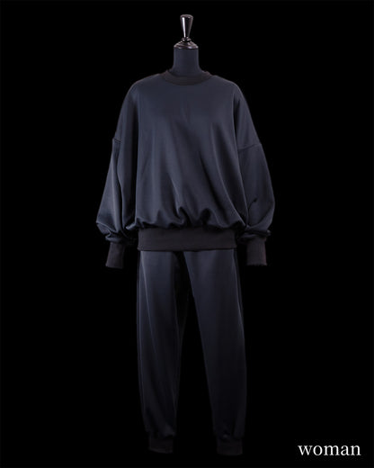 tkio double knit set [BLACK] [tops：ONE size][bottoms：S size]