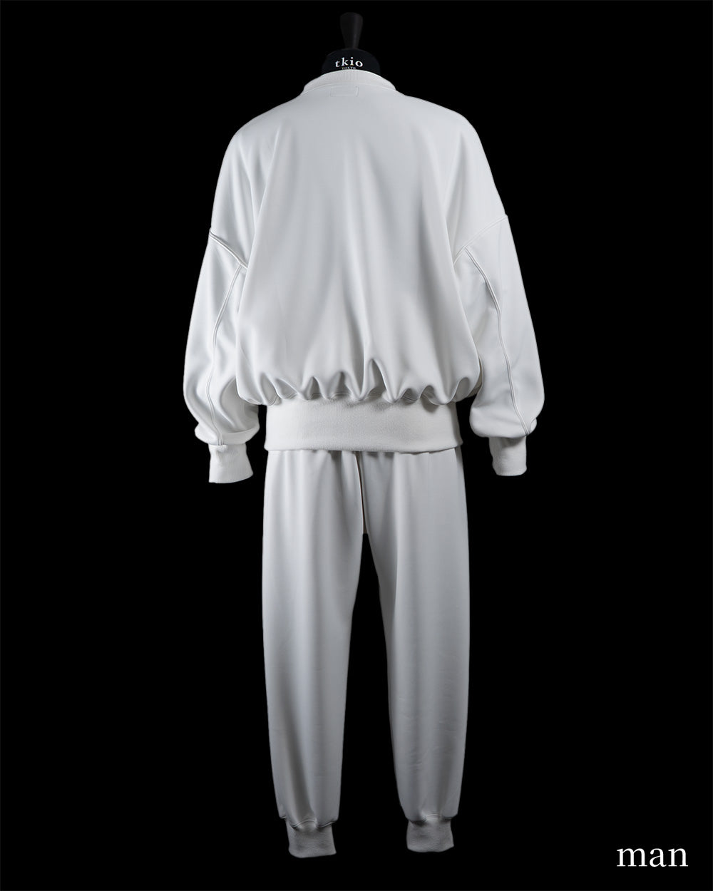 tkio double knit set [WHITE] [tops：ONE size][bottoms：S size]