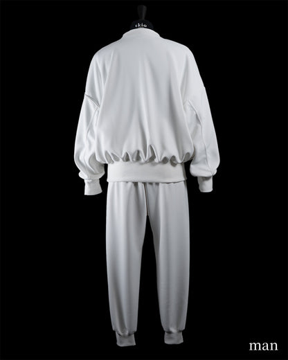 tkio double knit set [WHITE] [tops：ONE size][bottoms：S size]