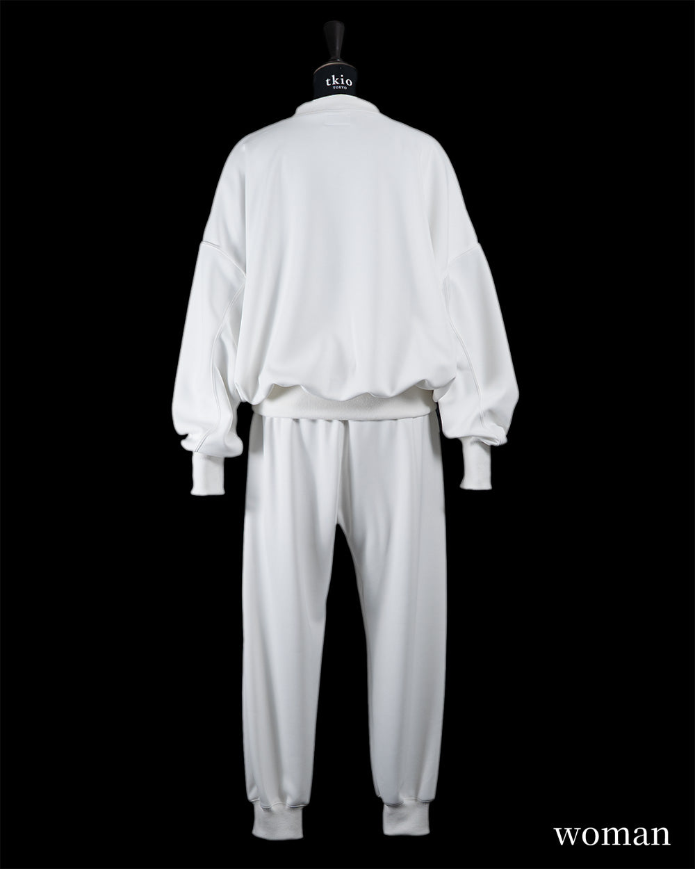 tkio double knit set [WHITE] [tops：ONE size][bottoms：S size]