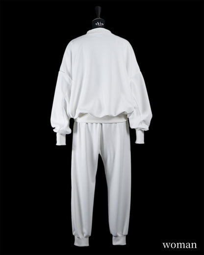 tkio double knit set [WHITE] [tops：ONE size][bottoms：S size]