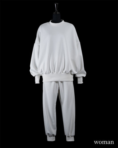 tkio double knit set [WHITE] [tops：ONE size][bottoms：S size]