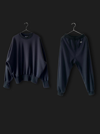 tkio double knit set [BLACK] [tops：FREE][bottoms：S]